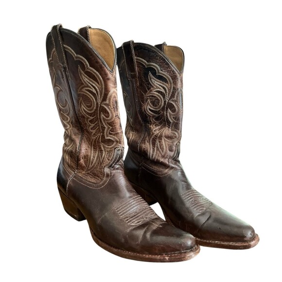 Shyanne Shoes - Shyanne Loretta  Womens Boots Cowboy Western Leather Brown  Size 8-1/2 B